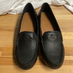 Coach Mary Lock Up Loafers, Black, 8B